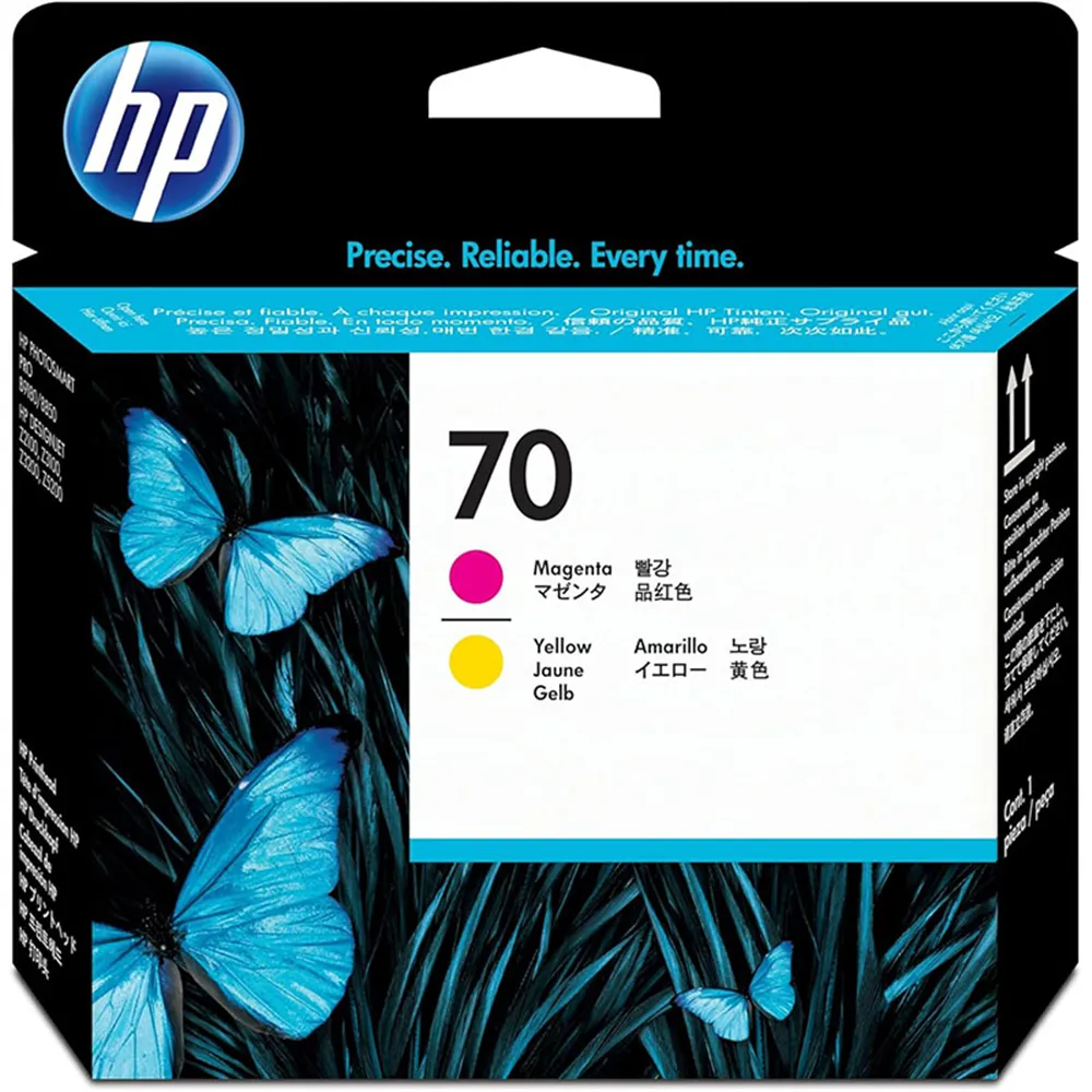 Testina Originale HP C9406A 70 (Giallo e Magenta)
