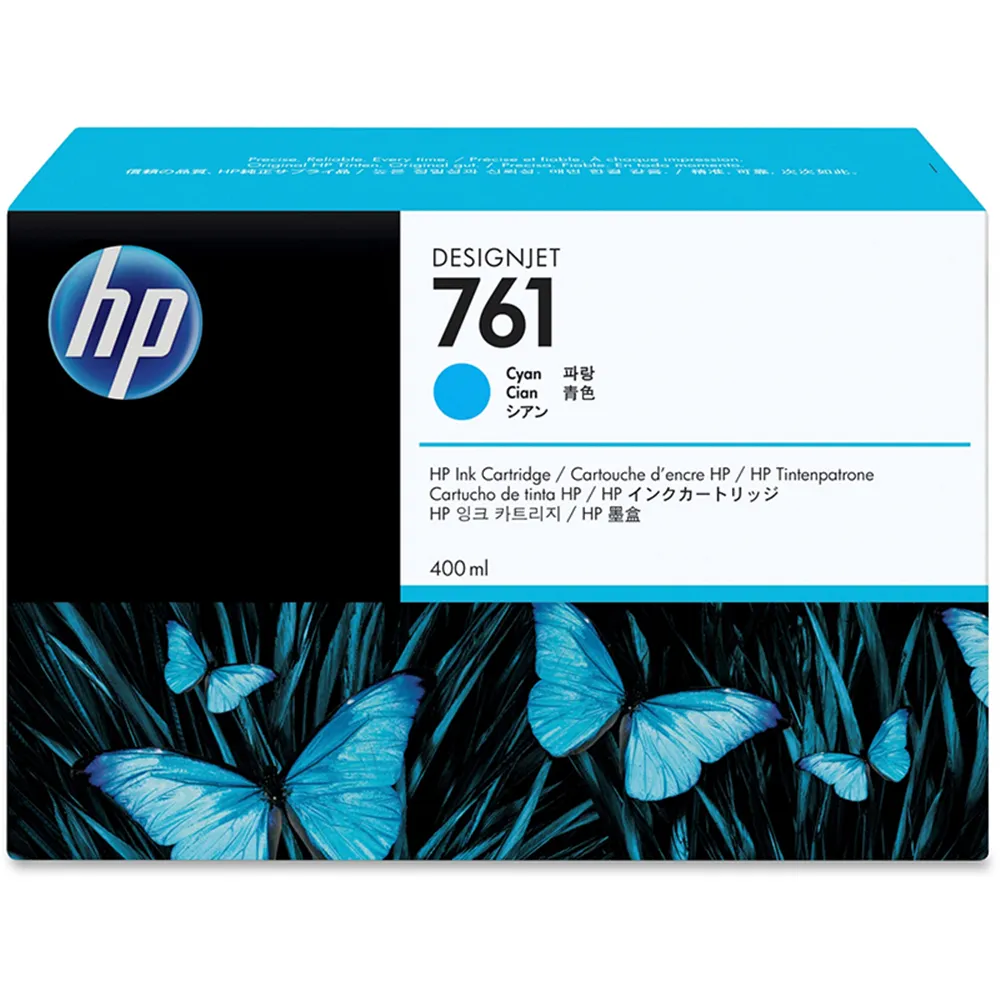 Cartuccia Originale HP CM994A 761 (Ciano 400 ml)