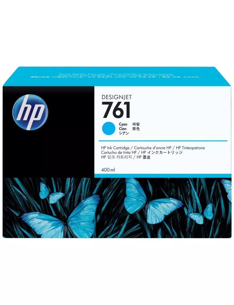 Cartuccia Originale HP CM994A 761 (Ciano 400 ml)