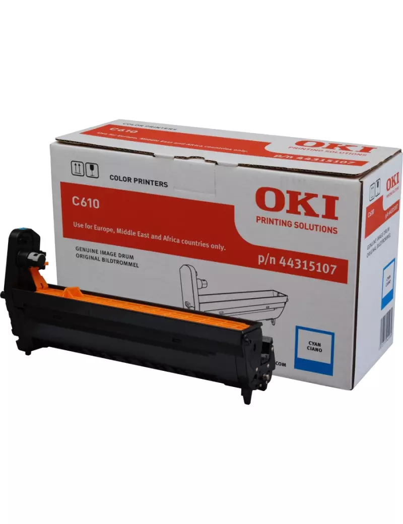 Tamburo Originale Oki 44315107 (Ciano 20000 pagine) Tamburo Originale Oki 44315107 (Ciano 20000 pagine)
