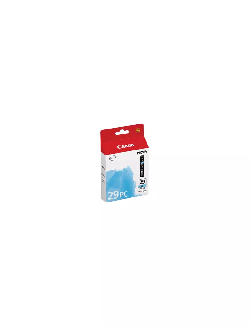Cartuccia Originale Canon PGI-29pc 4876B001 (Ciano Foto 36 ml) Cartuccia Originale Canon PGI-29pc 4876B001 (Ciano Foto 36 ml)