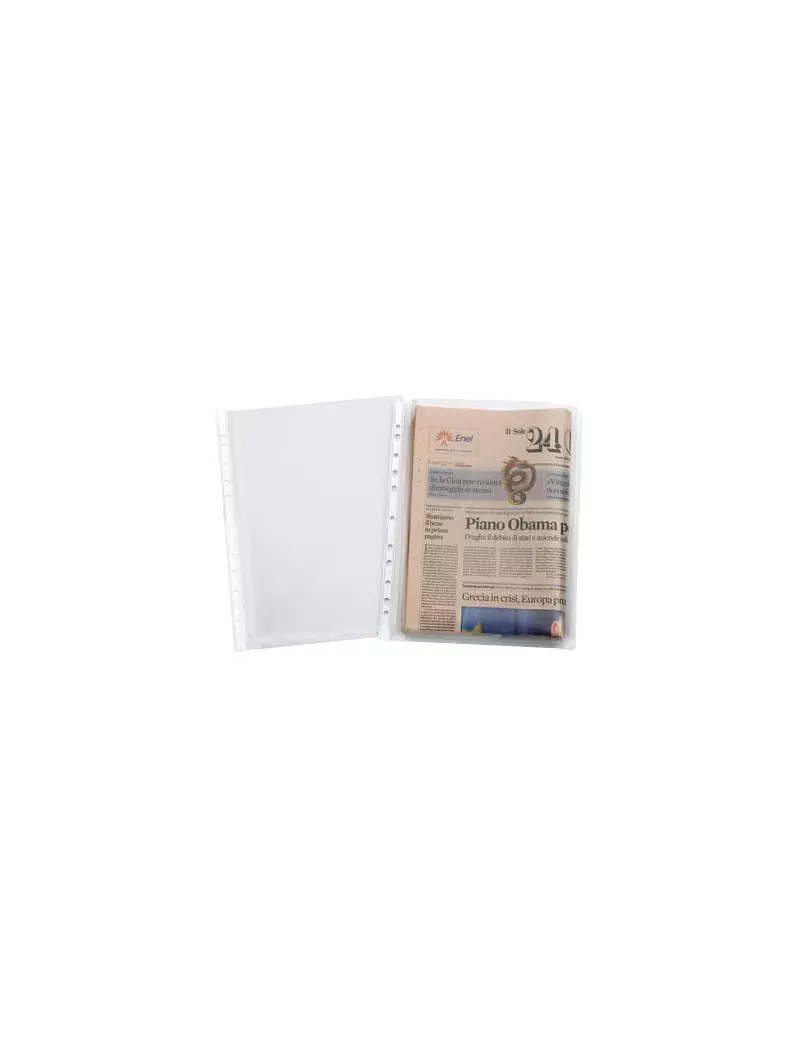 Busta con Soffietto Alta Capacità Favorit - 21x29,7 cm - 100080753 (Trasparente Conf. 10) Busta con Soffietto Alta Capacità Favorit - 21x29,7 cm - 100080753 (Trasparente Conf. 10)
