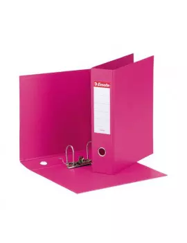 Registratore Eurofile Esselte - Commerciale - Dorso 8 - 23x30 cm - 390753900 (Fucsia)