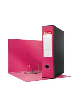 Registratore Eurofile Esselte - Protocollo - Dorso 8 - 23x33 cm - 390755900 (Fucsia)