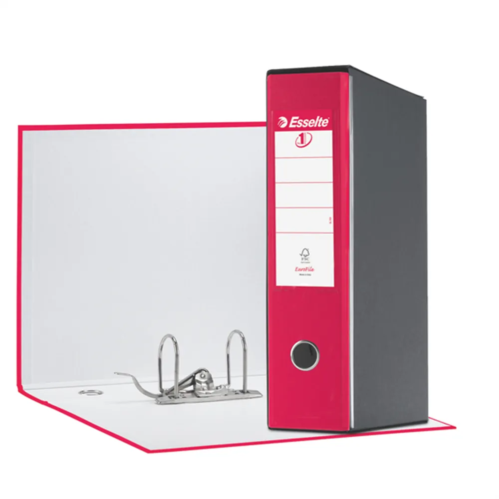 Registratore Eurofile Esselte - Protocollo - Dorso 8 - 23x33 cm - 390755900 (Fucsia)
