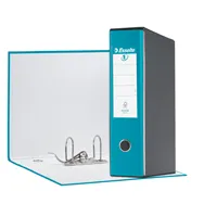 Registratore Eurofile Esselte - Protocollo - Dorso 8 - 23x33 cm - 390755800 (Turchese)