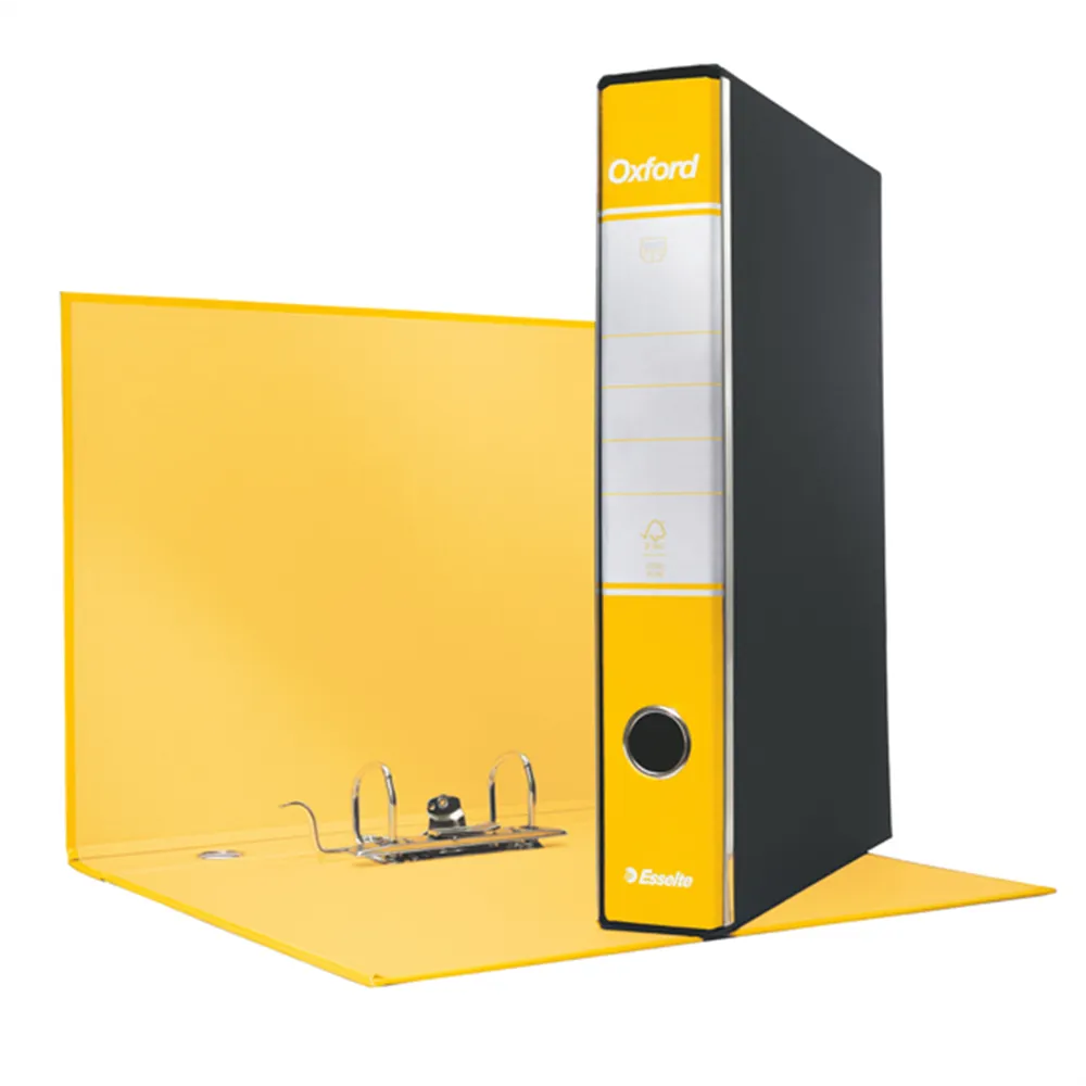 Registratore Oxford Esselte - Commerciale - Dorso 5 - 23x30 cm - 390782090 (Giallo Conf. 8)