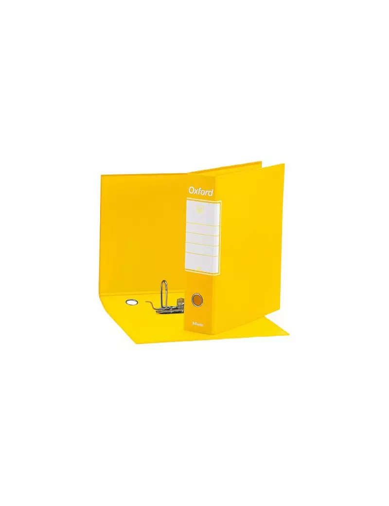 Registratore Oxford G85 Esselte - Protocollo - Dorso 8 - 23x33 cm - 390785090 (Giallo Conf. 6)