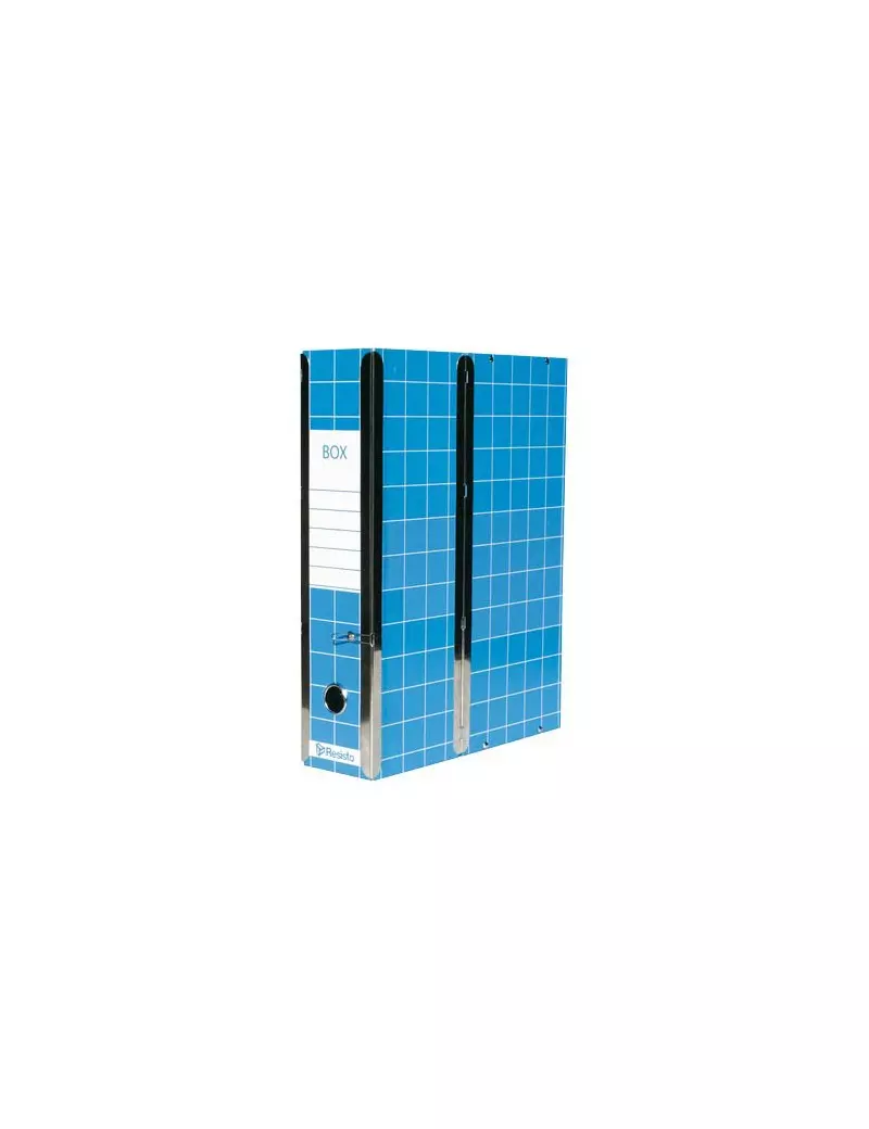 Scatola Archivio con Cerniera Box 1 Resisto - Dorso 9 - 28x35 (Blu)