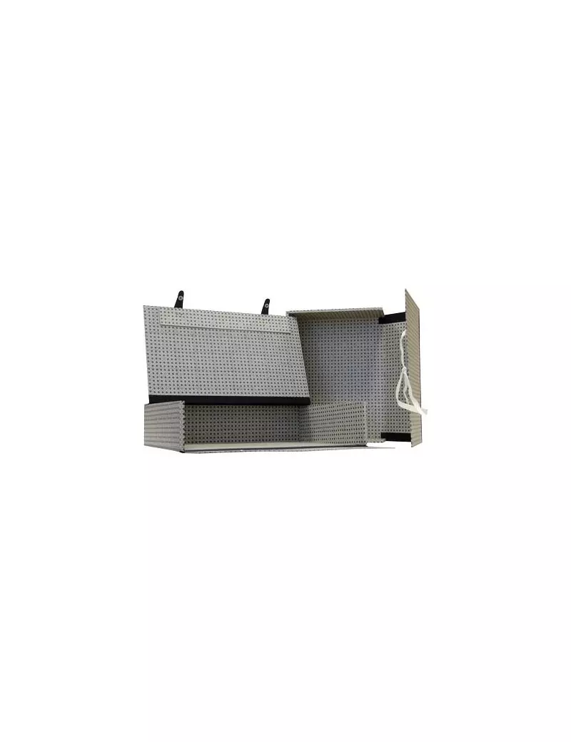 Scatola Universale 2 Bottoni Brefiocart - Dorso 12 - 25x35 cm - 0203700 (Fantasia Paglia di Vienna Grigio) Scatola Universale 2 Bottoni Brefiocart - Dorso 12 - 25x35 cm - 0203700 (Fantasia Paglia di Vienna Grigio)