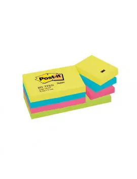 Post-it Note Energy 653-TFEN 3M - 38x51 mm - 67565 (Neon Arcobaleno Conf. 12)