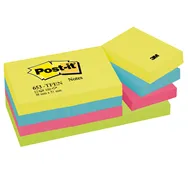 Post-it Note Energy 653-TFEN 3M - 38x51 mm - 67565 (Neon Arcobaleno Conf. 12)