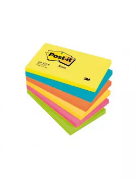 Post-it Note Energy 655-TFEN 3M - 76x127 mm - 67665 (Neon Arcobaleno Conf. 6)