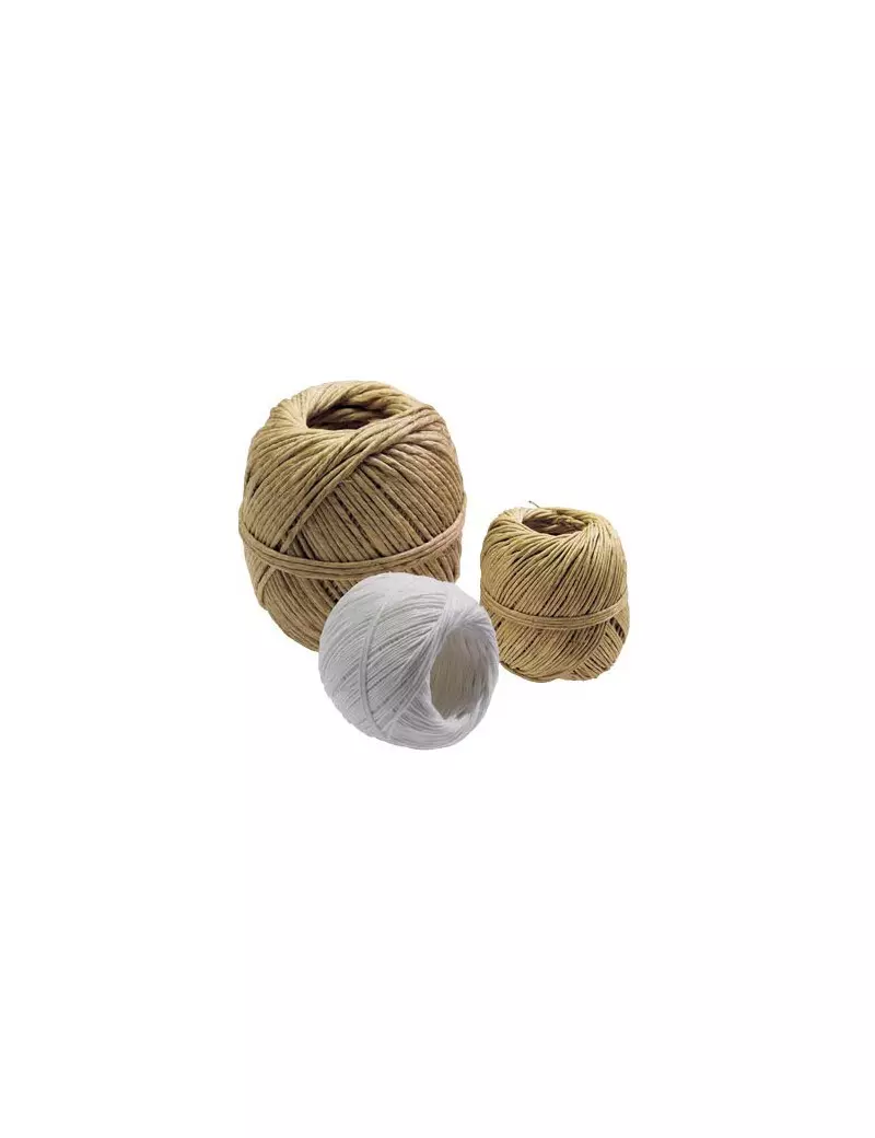 Spago in Canapa Viva - Titolo 2/6 - 1 mm - 85 m - 100 g (Conf. 10) Spago in Canapa Viva - Titolo 2/6 - 1 mm - 85 m - 100 g (Conf. 10)