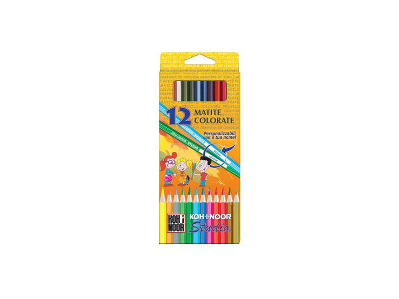 Pastelli Studio Koh-i-noor - 3,2 mm - DH3312 (Assortiti Conf. 12) Pastelli Studio Koh-i-noor - 3,2 mm - DH3312 (Assortiti Conf. 12)