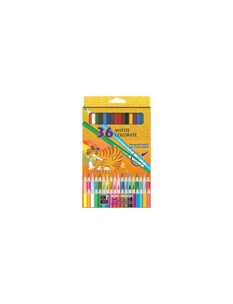 Pastelli Studio Koh-i-noor - 3,2 mm - DH3336 (Assortiti Conf. 36) Pastelli Studio Koh-i-noor - 3,2 mm - DH3336 (Assortiti Conf. 36)