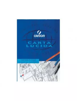 Blocco Disegno Carta Lucida Canson - 23x33 cm - 80/85 g - C200005826 (Bianco Conf. 25)