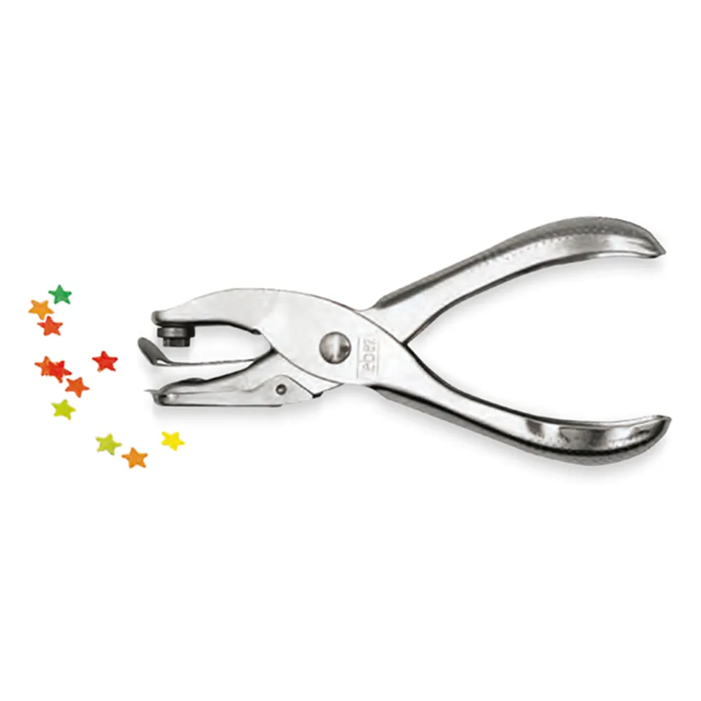 Perforatore a 1 Foro Lebez - 6 Fogli (Argento)