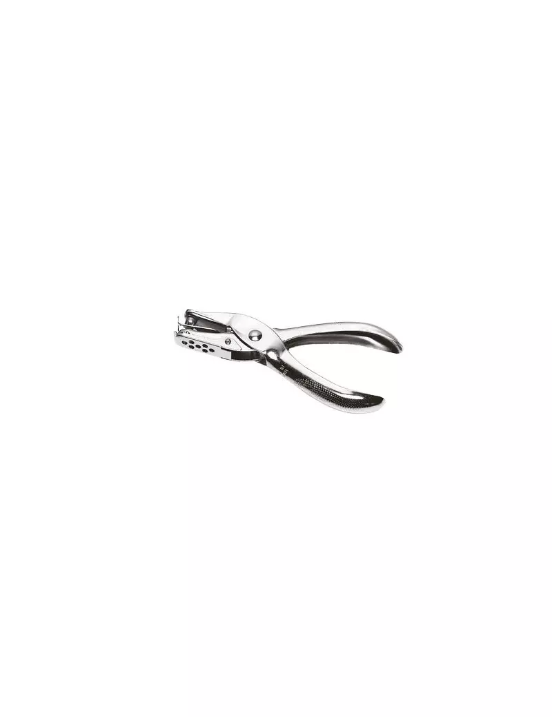 Perforatore a 1 Foro Lebez - 6 Fogli (Argento) Perforatore a 1 Foro Lebez - 6 Fogli (Argento)