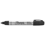 Marcatore Permanente Metal Barrel Sharpie - Punta Conica - 1 mm - S0945720 (Nero Conf. 12)
