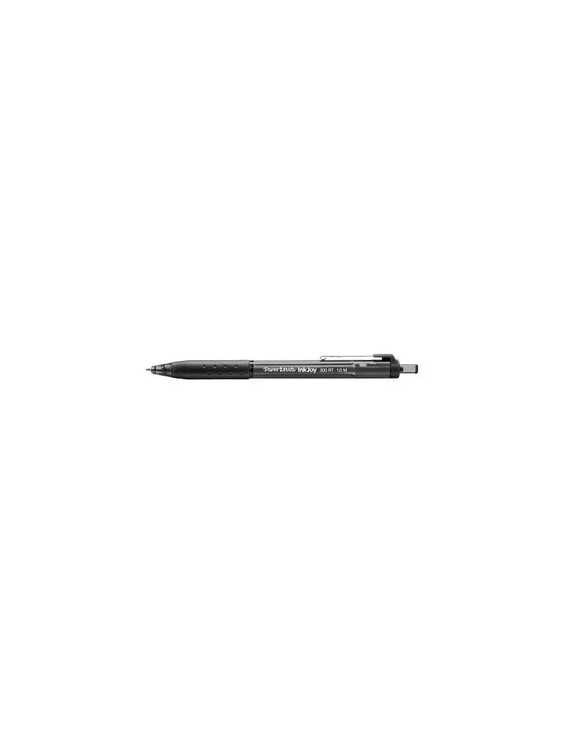 Penna a Sfera a Scatto InkJoy 300 Paper Mate - Grip in Gomma - 1 mm - S0959910 (Nero Conf. 12)