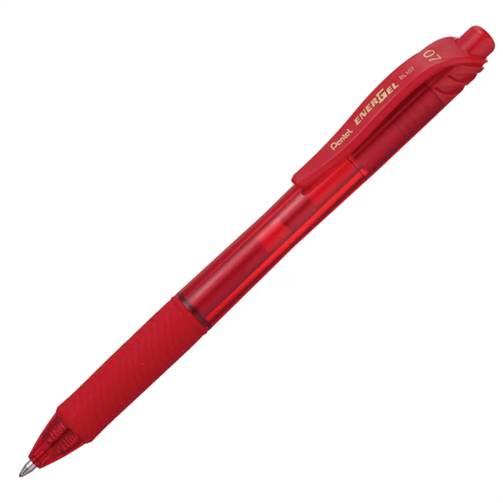 Penna Roller Energel X Pentel - 0,7 mm - BL107-BX (Rosso)