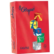 Carta Colorata Le Cirque Favini - A4 - 160 g - A74C304 (Rosso Scarlatto Forte Conf. 250)