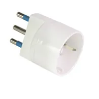 Adattatore di Rete MKC - Schuko - 16A - 492517925 (Bianco)