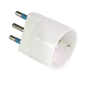 Adattatore di Rete MKC - Schuko - 16A - 492517925 (Bianco)