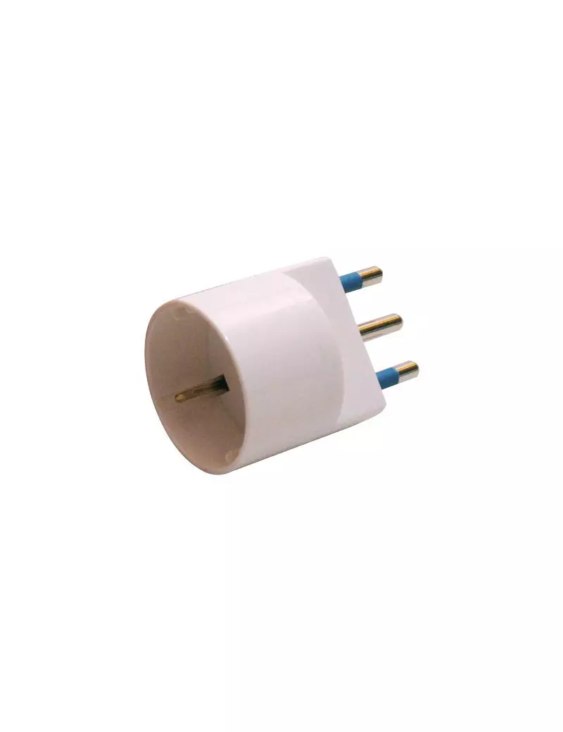 Adattatore di Rete MKC - Schuko - 16A - 492517925 (Bianco) Adattatore di Rete MKC - Schuko - 16A - 492517925 (Bianco)
