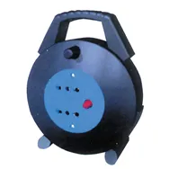 Prolunga Avvolgicavo MKC - 16A - 5 m - 2 Bipasso 10A/16A - 492518042 (Nero)