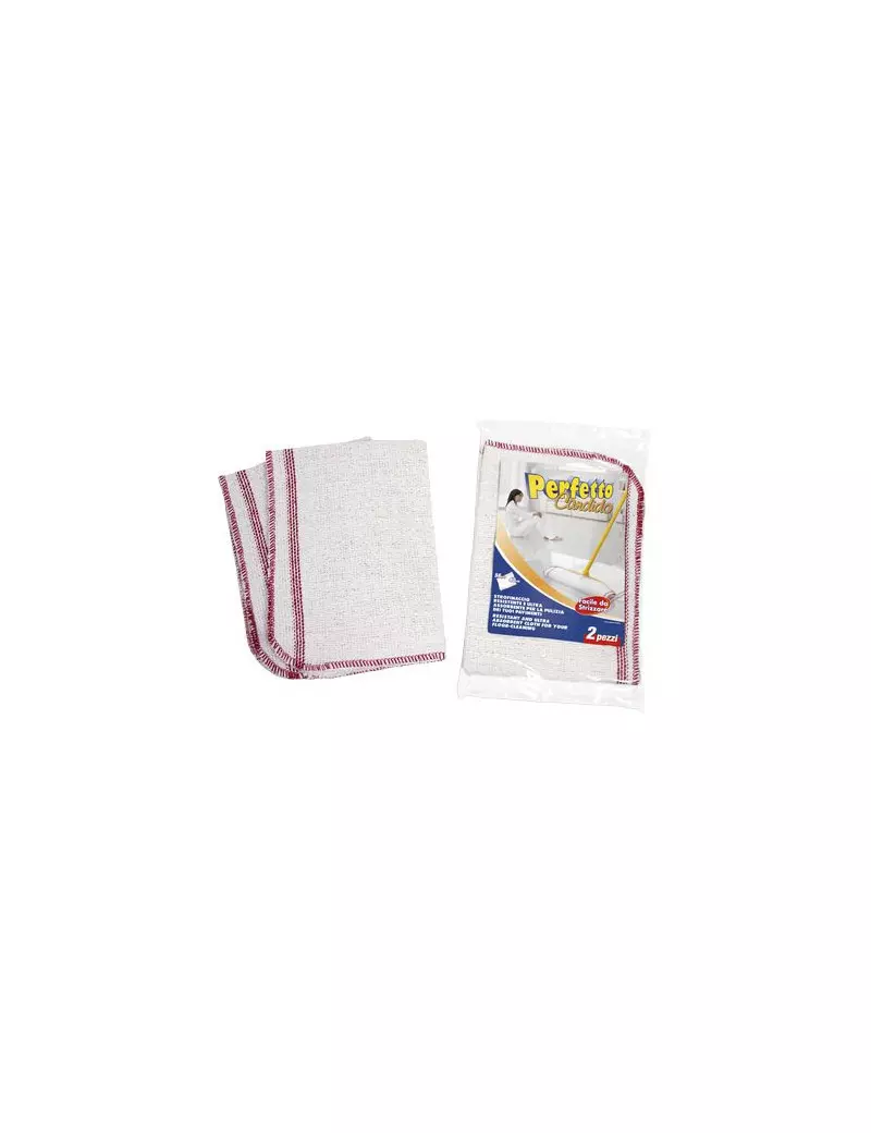 Strofinaccio Pavimenti Candido Perfetto - Cotone - 56x40 cm - 0266A (Conf. 2) Strofinaccio Pavimenti Candido Perfetto - Cotone - 56x40 cm - 0266A (Conf. 2)