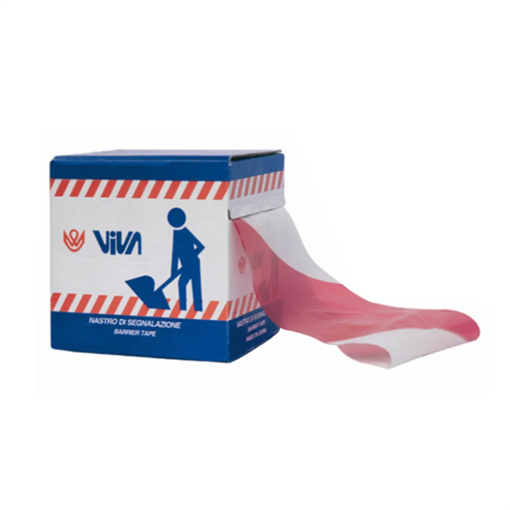 Film Segnaletico Viva - 75 mm x 200 m (Bianco e Rosso)