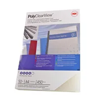 Copertine per Rilegatura PolyClearView GBC - A4 Opaca - 300 micron - IB386848 (Trasparente Conf. 100)
