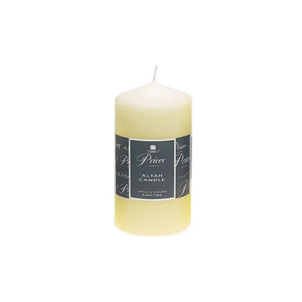 Candela a Moccolo Altair Price's - 25x8 cm - ARS250616 (Avorio Conf. 6)
