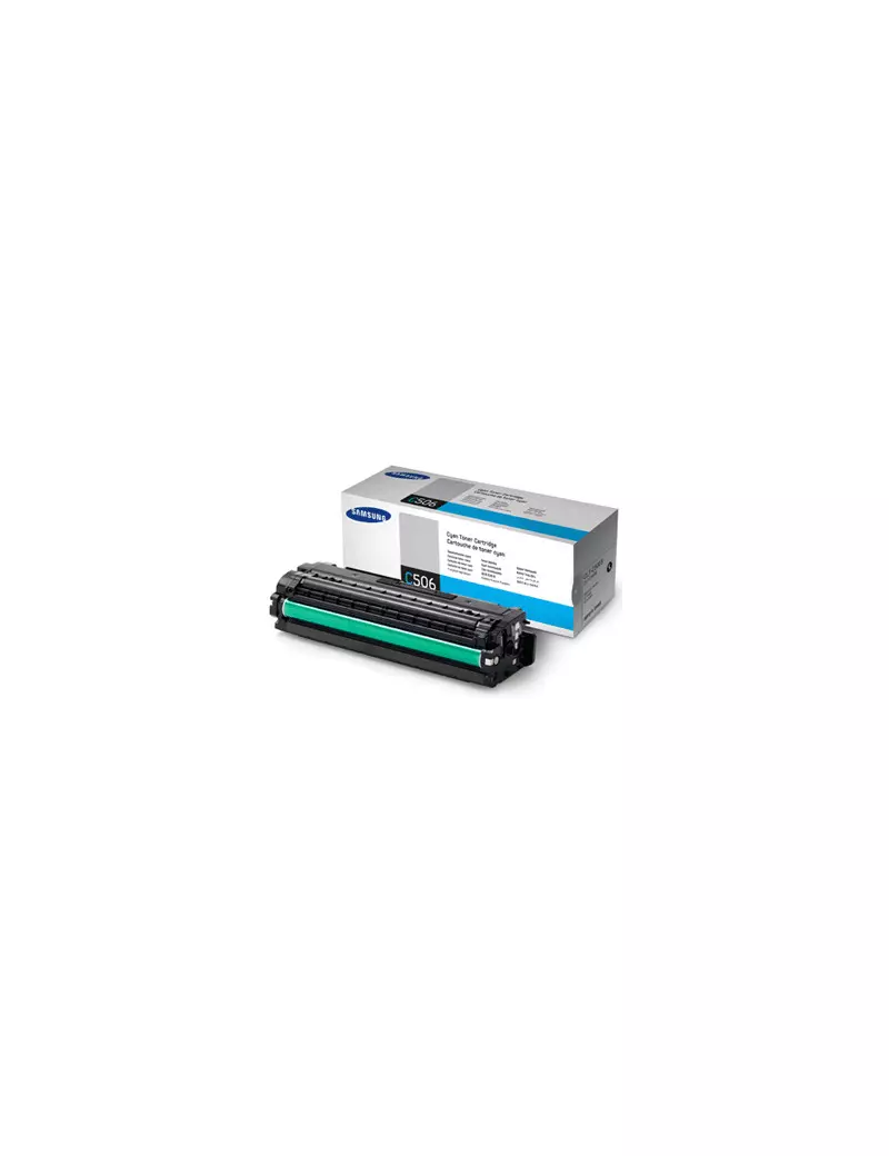 Toner Originale Samsung CLT-C506L SU038A (Ciano 3500 pagine)