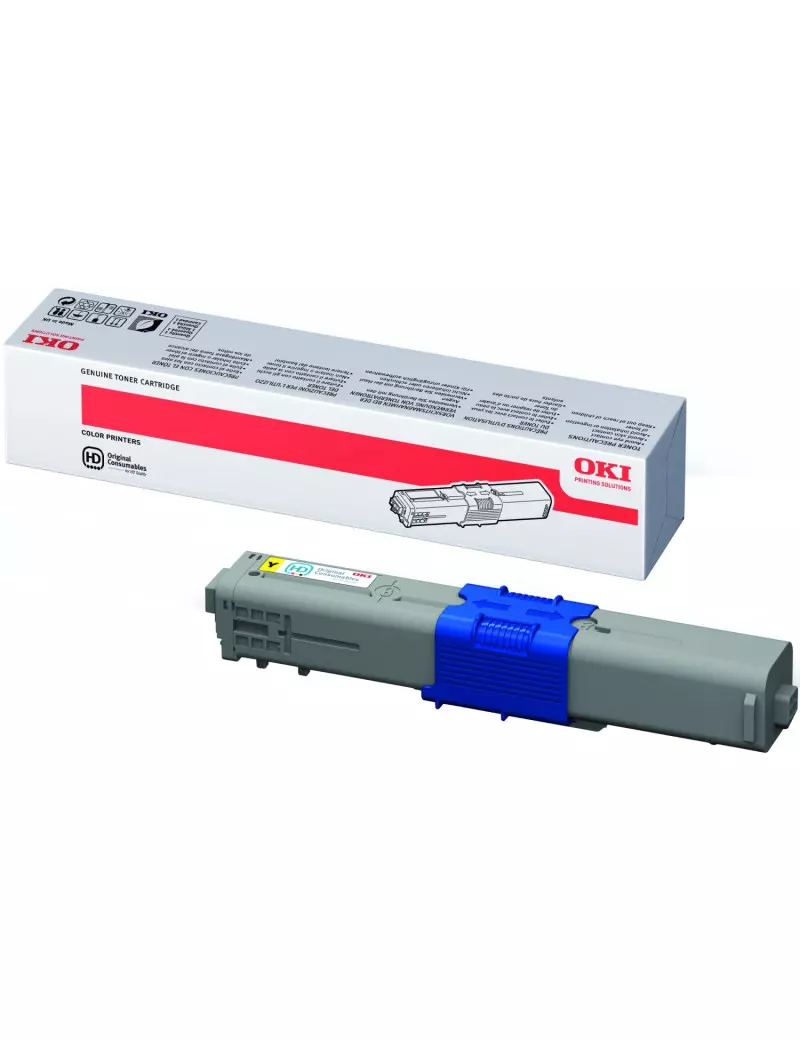 Toner Originale Oki 44469722 (Giallo 5000 pagine)