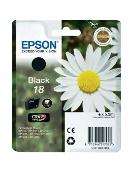 Cartuccia Originale Epson T180140 18 (Nero 175 pagine)