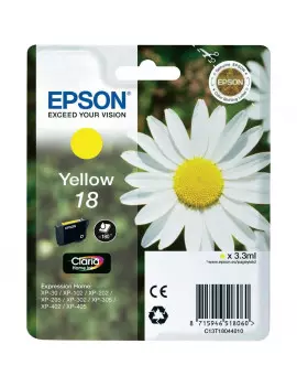 Cartuccia Originale Epson T180440 18 (Giallo 180 pagine)