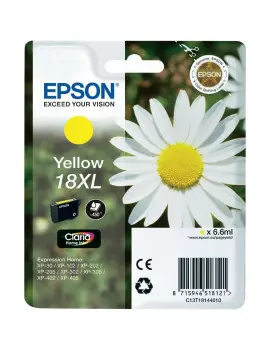 Cartuccia Originale Epson T181440 18XL (Giallo XL 450 pagine)