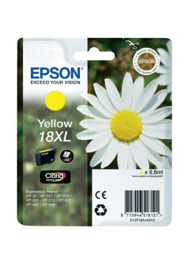 Cartuccia Originale Epson T181440 18XL (Giallo XL 450 pagine)