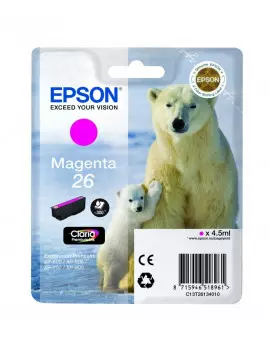 Cartuccia Originale Epson T261340 (Magenta 300 pagine)