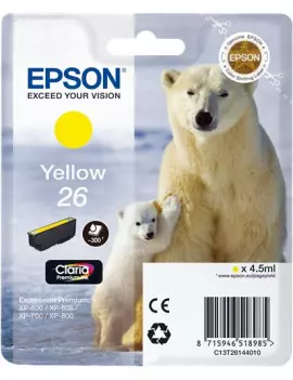 Cartuccia Originale Epson T261440 (Giallo 300 pagine)