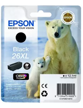 Cartuccia Originale Epson T262140 (Nero 500 pagine)