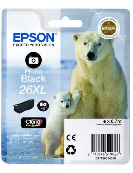 Cartuccia Originale Epson T263140 (Nero Foto 400 pagine)