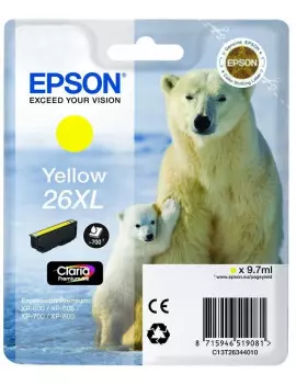 Cartuccia Originale Epson T263440 (Giallo 700 pagine)