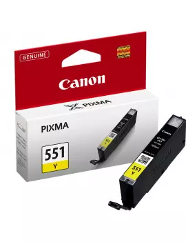 Cartuccia Originale Canon CLI-551Y 6511B001 (Giallo 330 pagine)