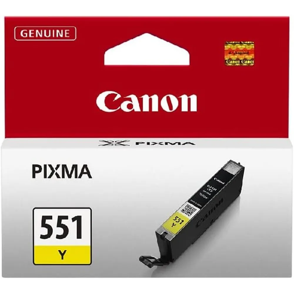 Cartuccia Originale Canon CLI-551Y 6511B001 (Giallo 330 pagine)