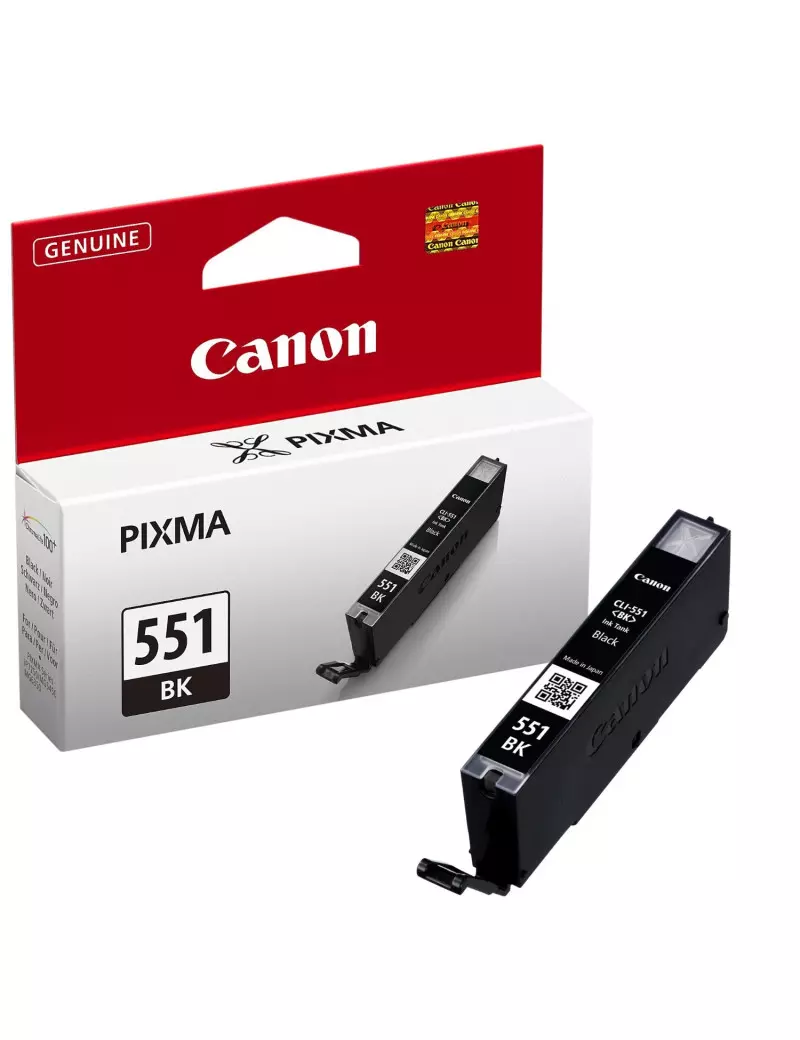 Cartuccia Originale Canon CLI-551BK 6508B001 (Nero 1105 pagine)