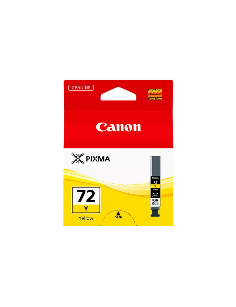 Cartuccia Originale Canon PGI-72y 6406B001 (Giallo 377 pagine)